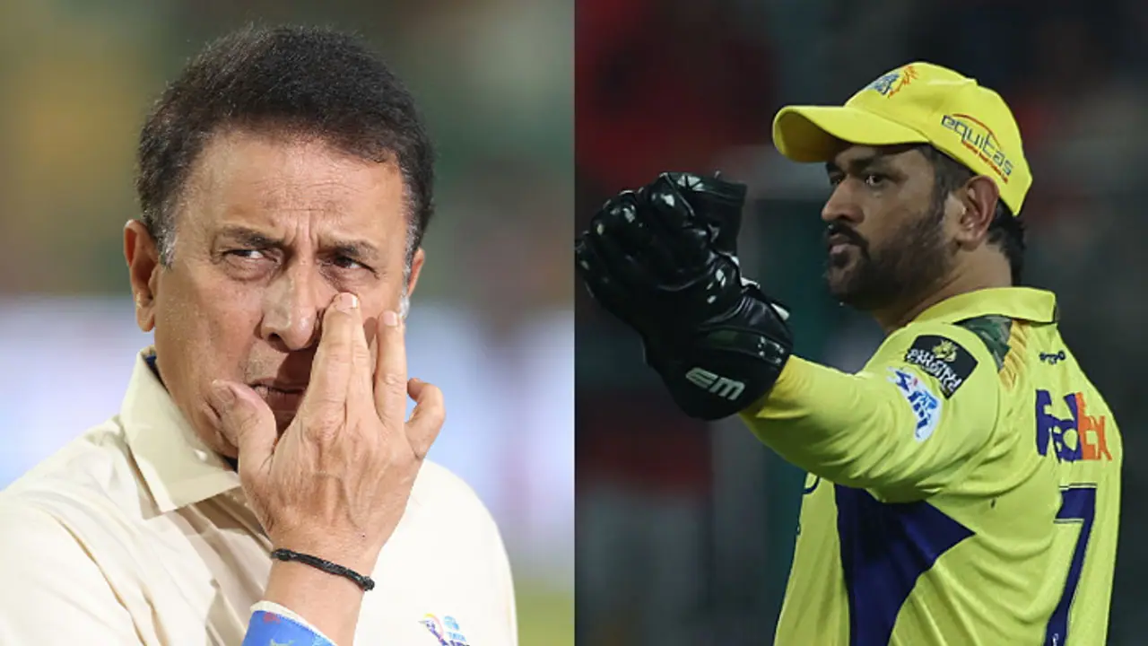 MS Dhoni and Sunil Gavaskar