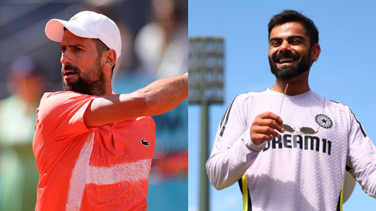 Novak Djokovic and Virat Kohli