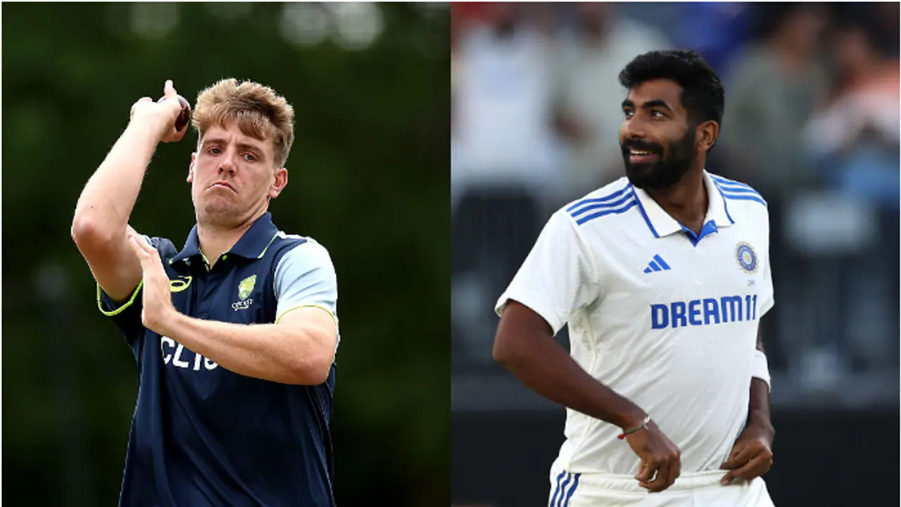 Cameron Green and Jasprit Bumrah Cameron Green and Jasprit Bumrah