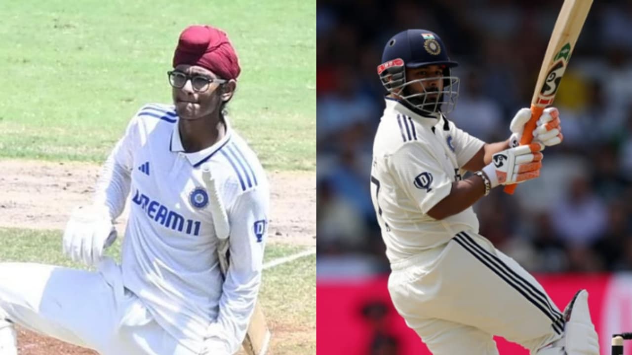 Harvansh Singh Pangalia and Rishabh Pant