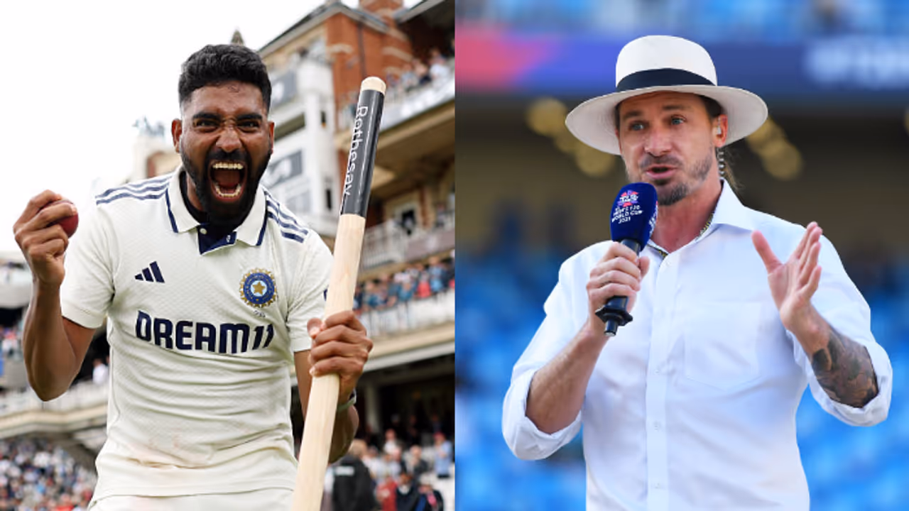 Mohammed Siraj and Dale Steyn