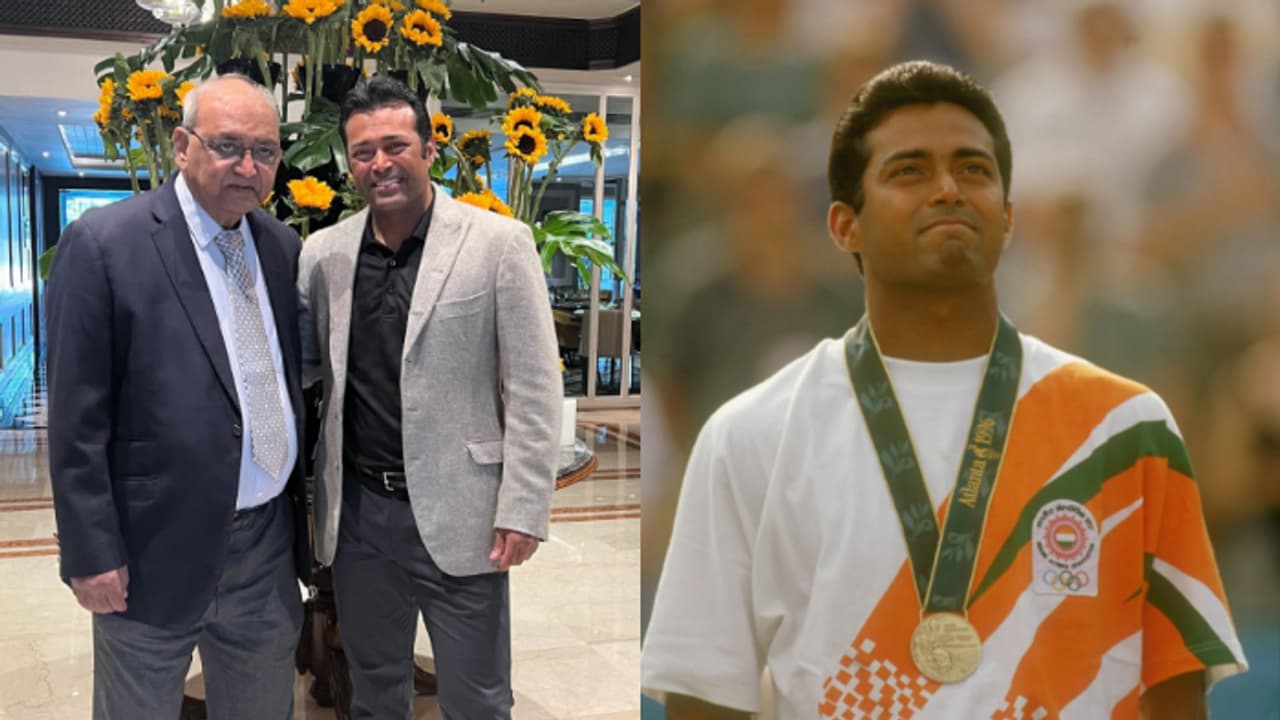 Vece Paes and his son Leander Paes Vece Paes and his son Leander Paes