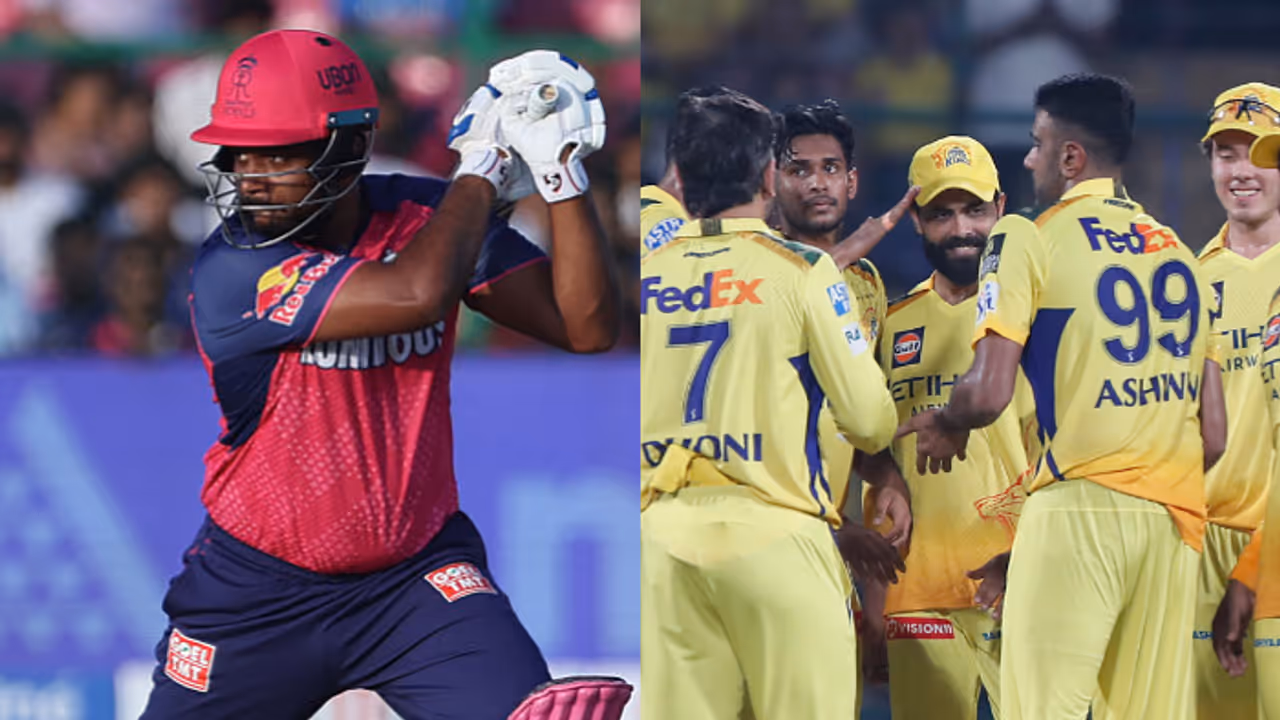 Sanju Samson and CSK players