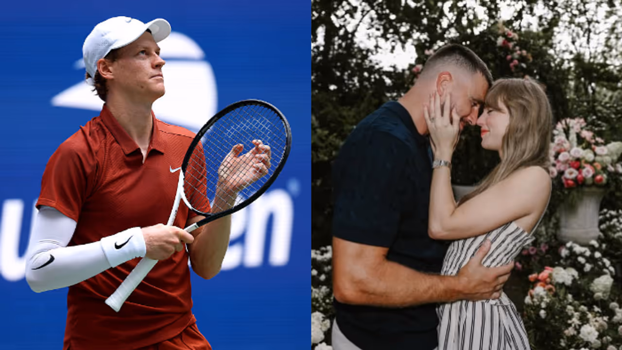 Jannik Sinner and Taylor Swift and Travis Kelce's engagement Jannik Sinner and Taylor Swift and Travis Kelce's engagement