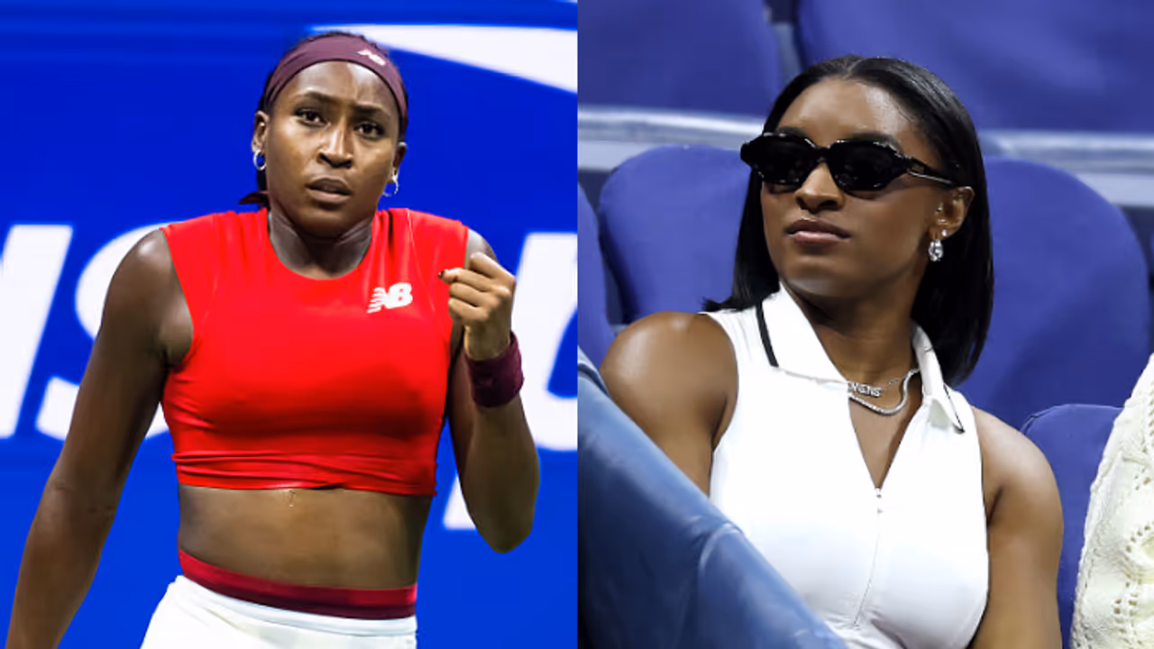 Coco Gauff and Simone Biles