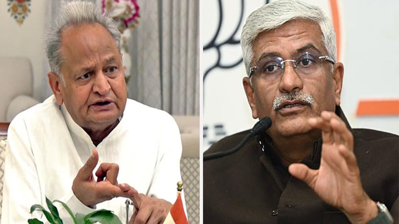 Ashok Gehlot vs Gajendra Shekhawat Ashok Gehlot vs Gajendra Shekhawat