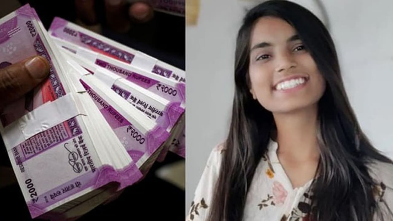 Girl got a big private job