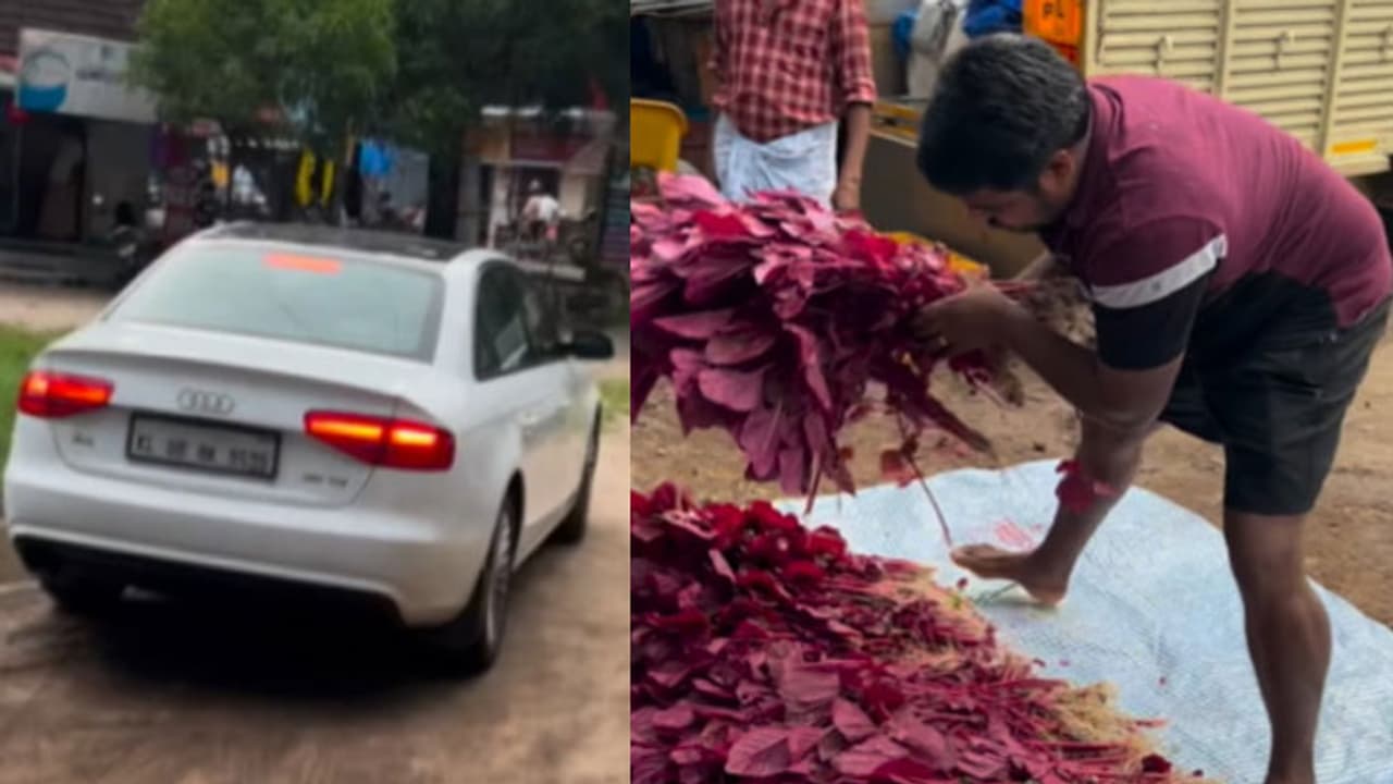 farmer with audi farmer with audi
