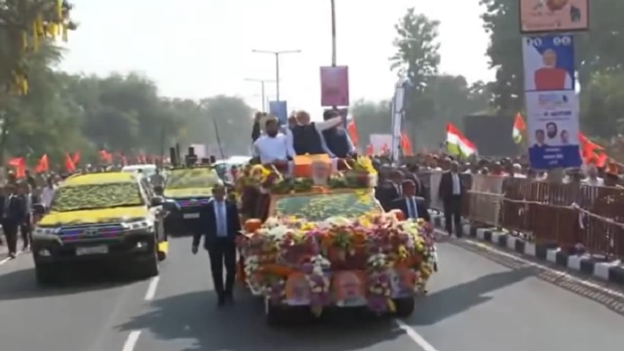 Narendra Modi Road Show Narendra Modi Road Show
