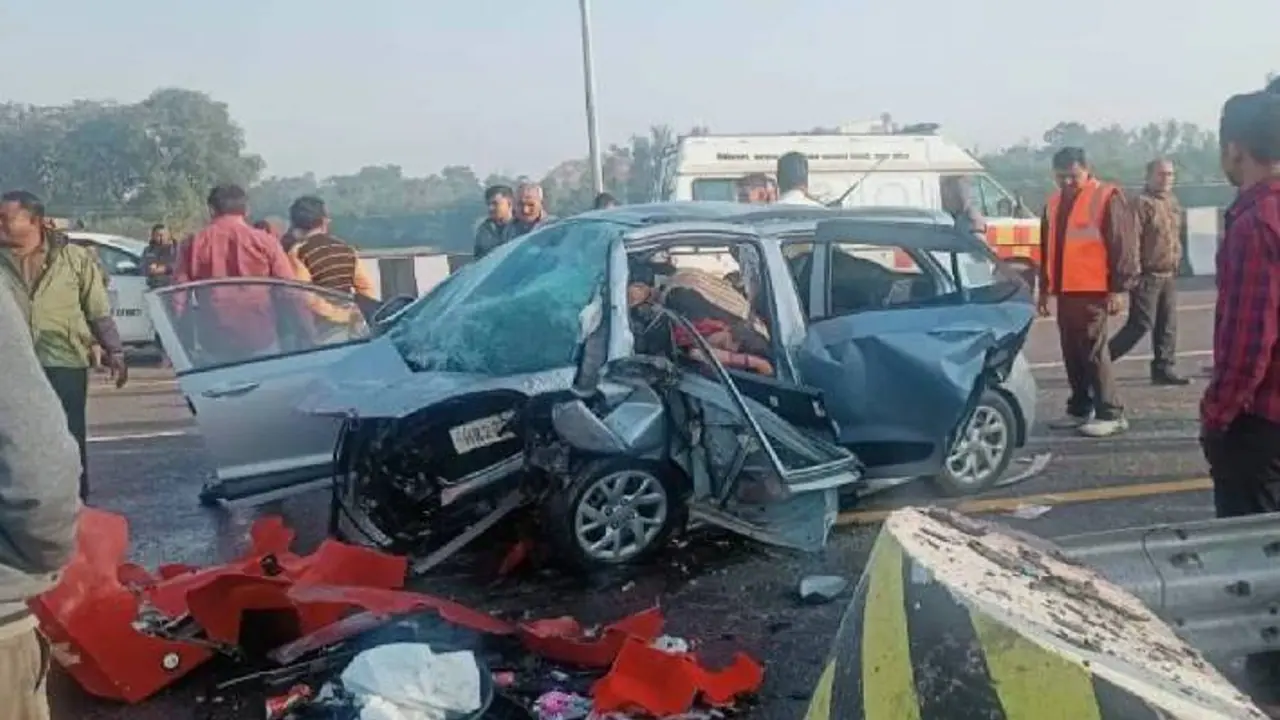 Horrific road accident Horrific road accident