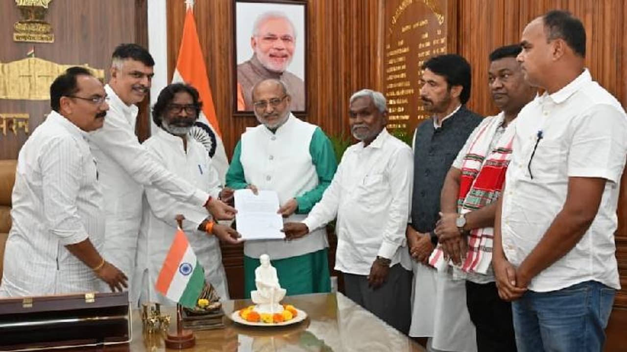 Jharkhand CM Champai Soren resignation Jharkhand CM Champai Soren resignation