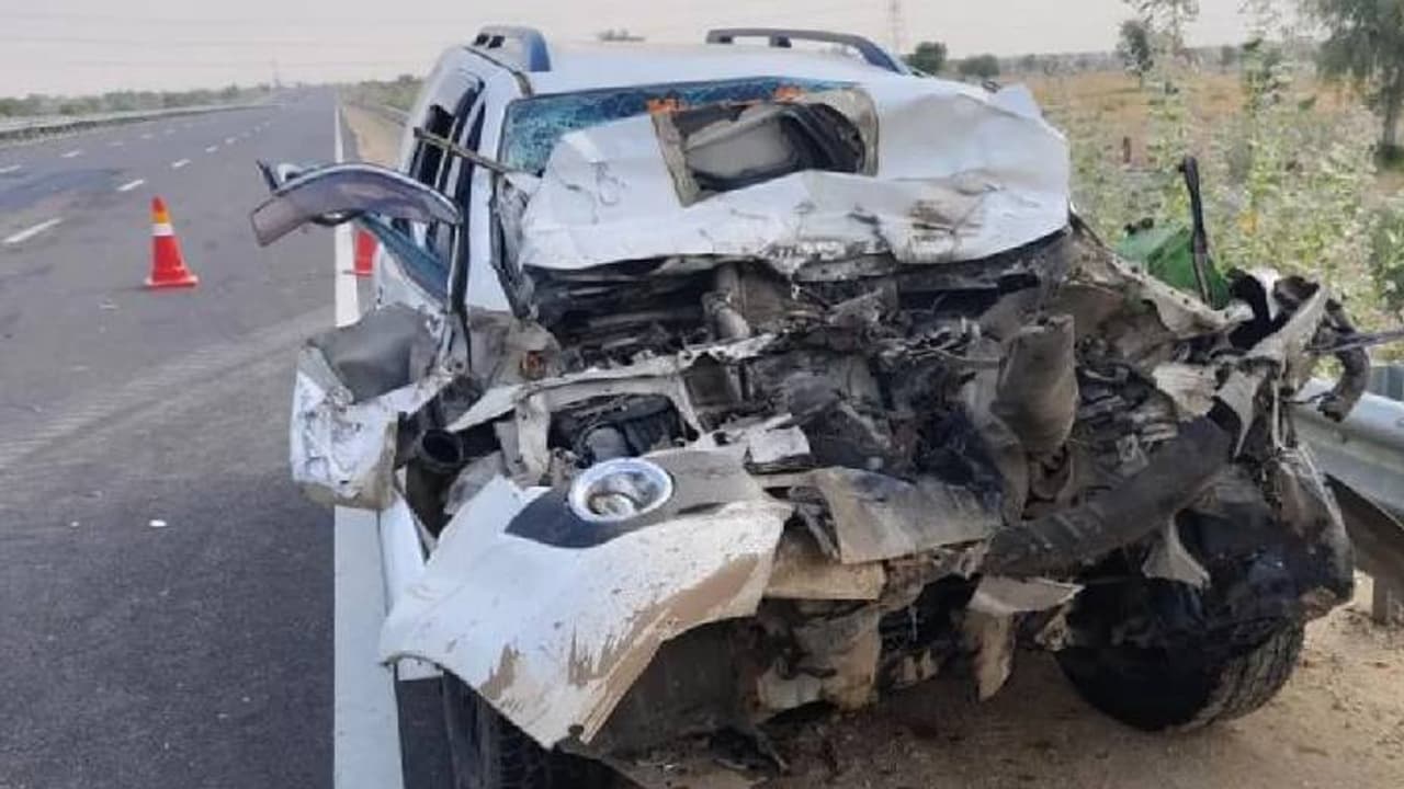 Horrific road accident rajasthan Horrific road accident rajasthan