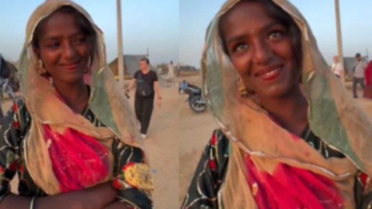 Video of Rajasthani girl goes viral Video of Rajasthani girl goes viral