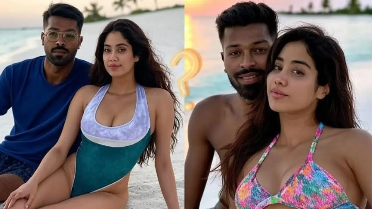 Hardik Jahnvi ai images viral