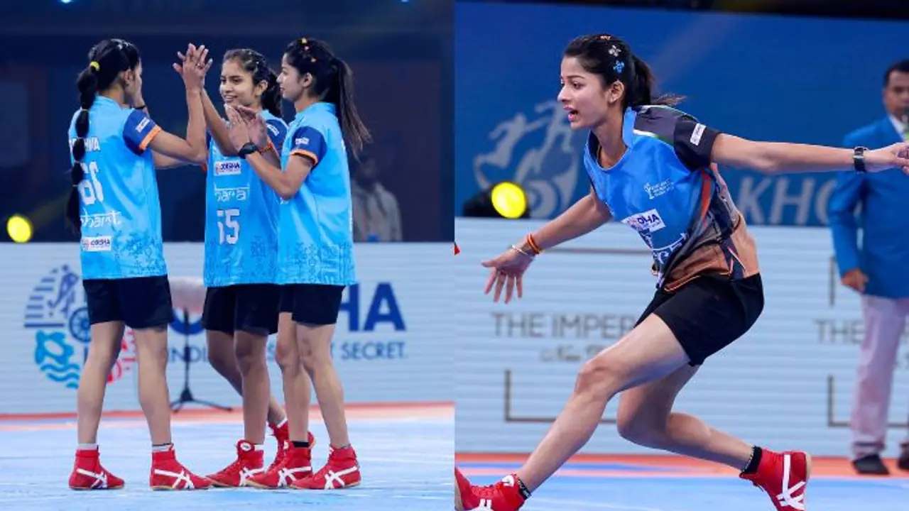 WOMENS TEAM INDIA IN FINAL OF KHO KHO WORLD CUP 2025 WOMENS TEAM INDIA IN FINAL OF KHO KHO WORLD CUP 2025