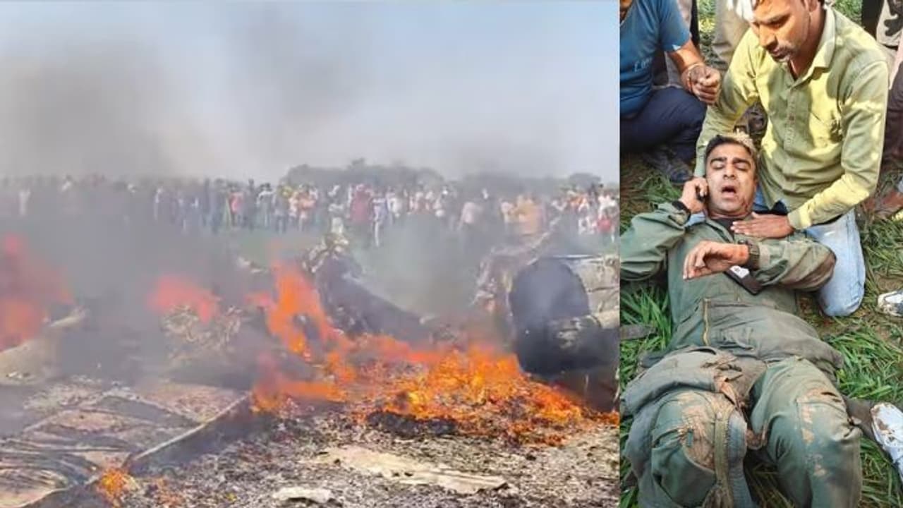 shivpuri air force plane crashes iaf mirage 2000 fighter plane accident