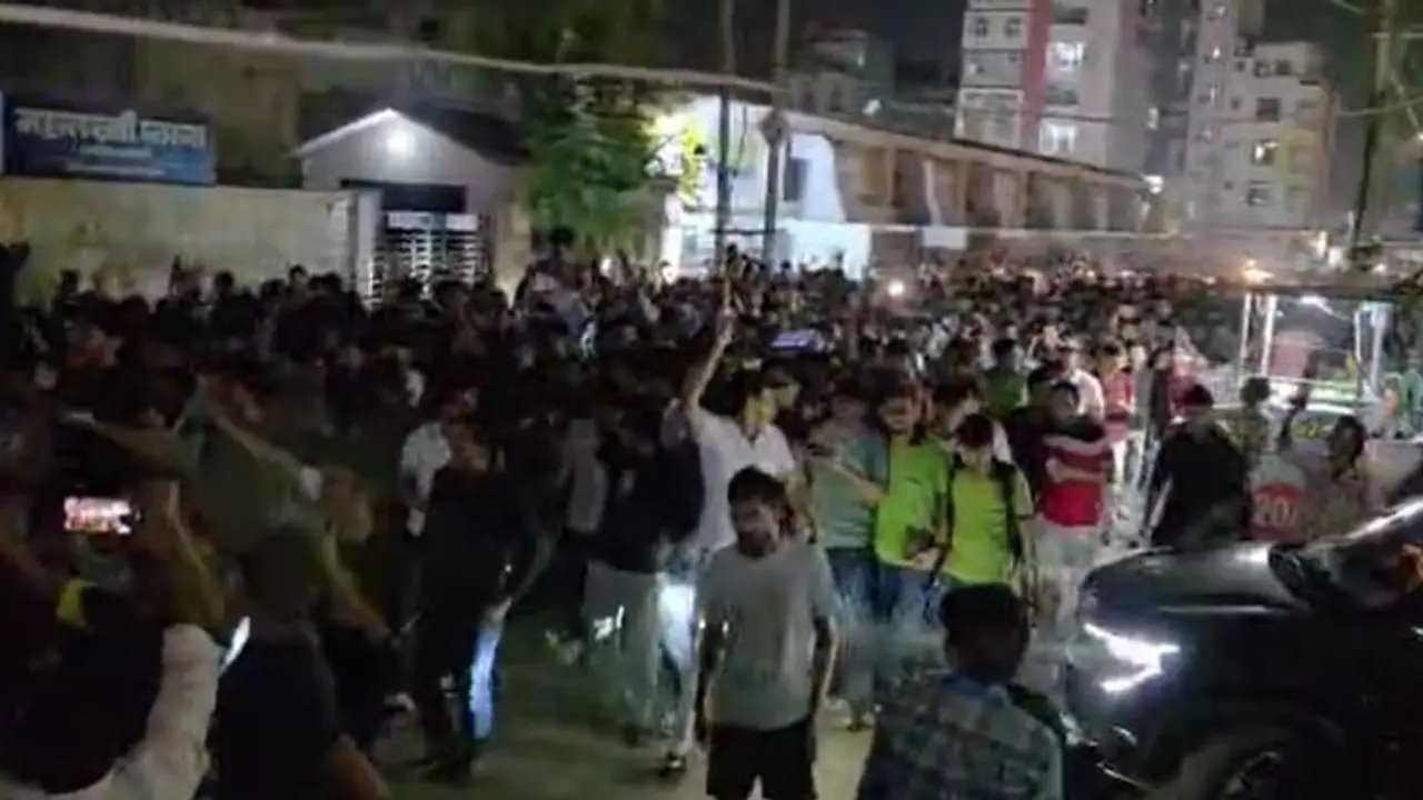 Kota Students celebrated on icc champions trophy 2025 celebration
