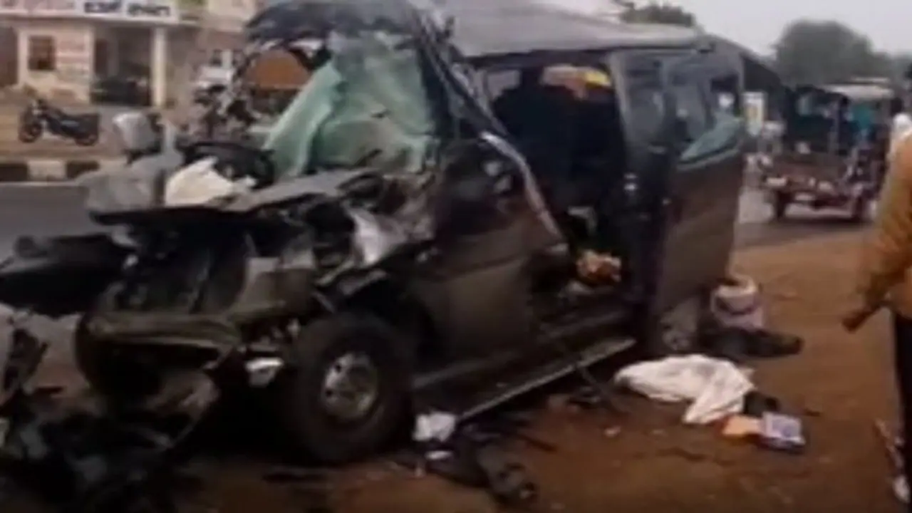 accident on Jaipur Dausa highway accident on Jaipur Dausa highway
