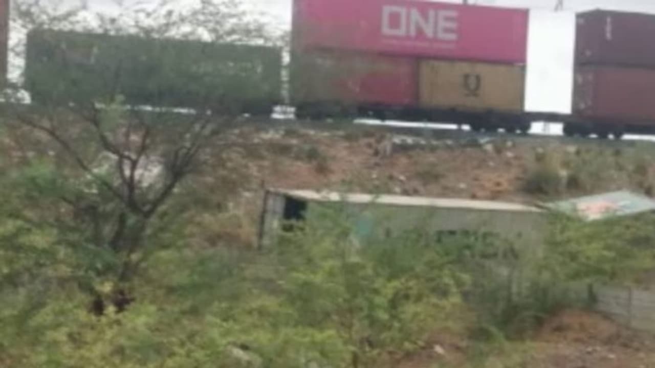 goods train accident in Pali goods train accident in Pali