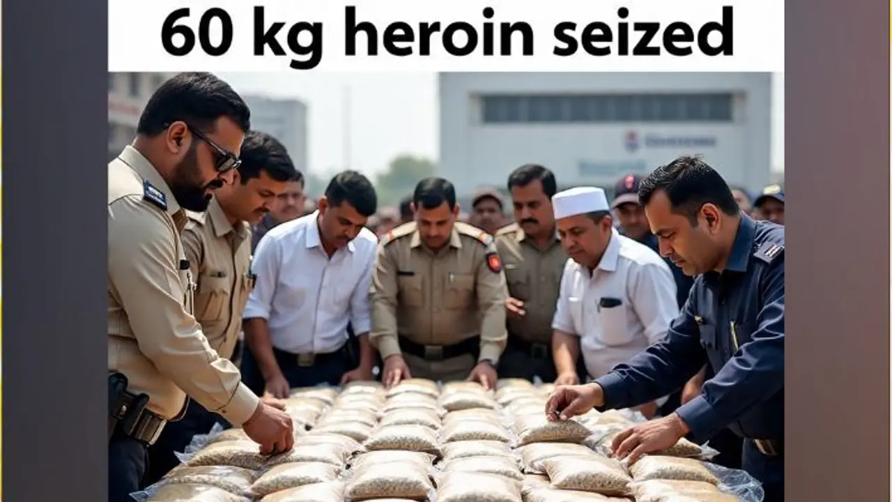 60 kg of heroin recovered 60 kg of heroin recovered