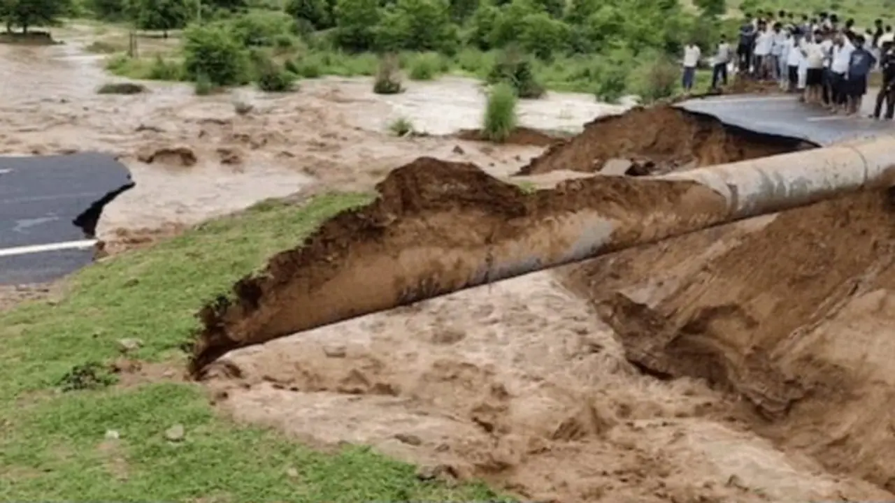 rajasthan monsoon weather news heavy rain in Jhunjhunu rajasthan monsoon weather news heavy rain in Jhunjhunu