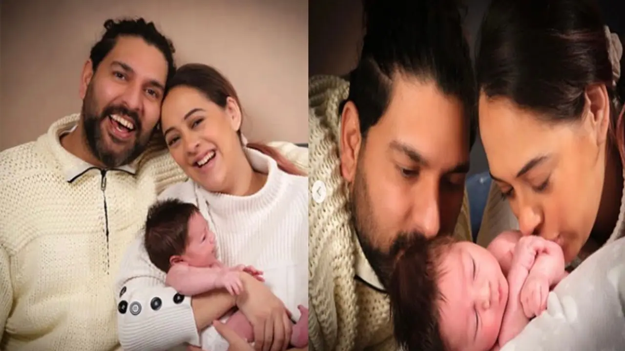 Yuvraj Singh and Hazel keech son Orion first birthday Yuvraj Singh and Hazel keech son Orion first birthday