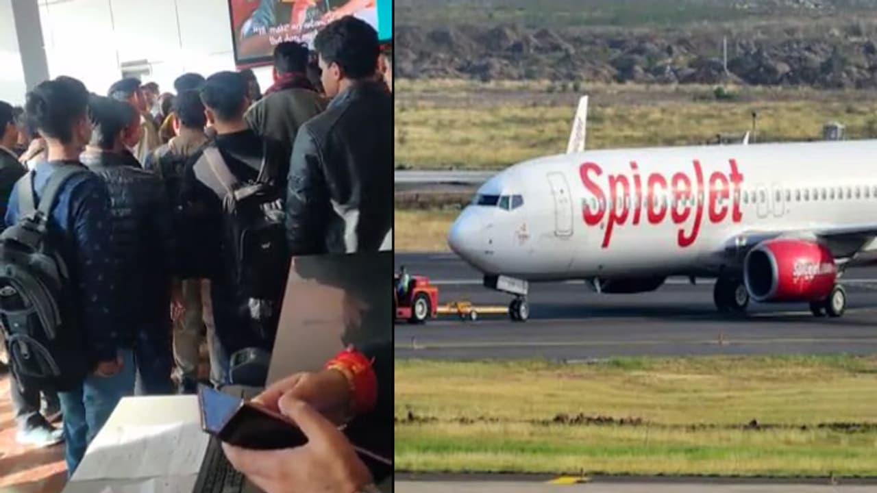 spicejet flight hungama