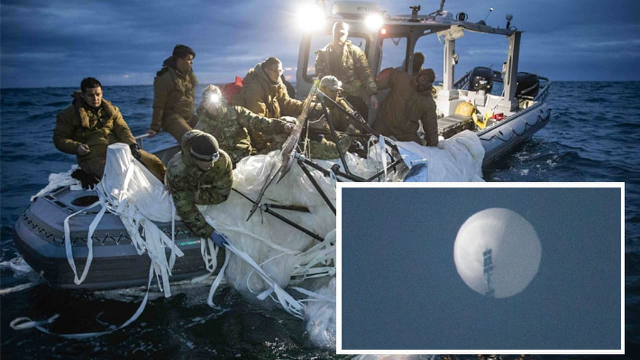 Chinese Spy and surveillance Balloon 