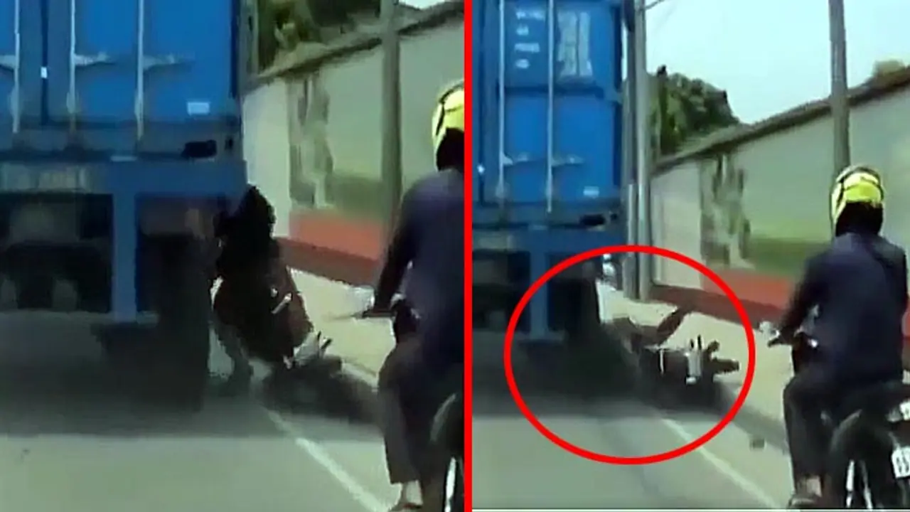 shocking truck accident shocking truck accident