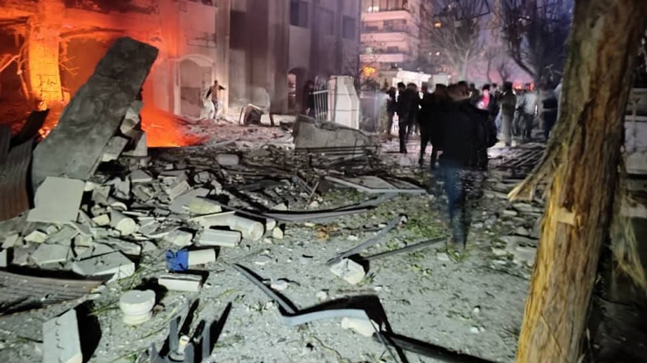 Israeli strike on Damascus Israeli strike on Damascus