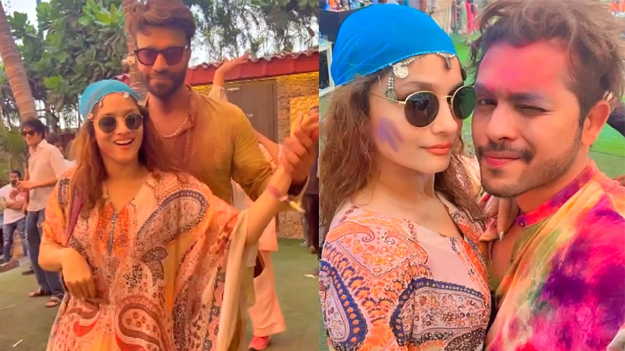 ankita lokhande Holi ankita lokhande Holi