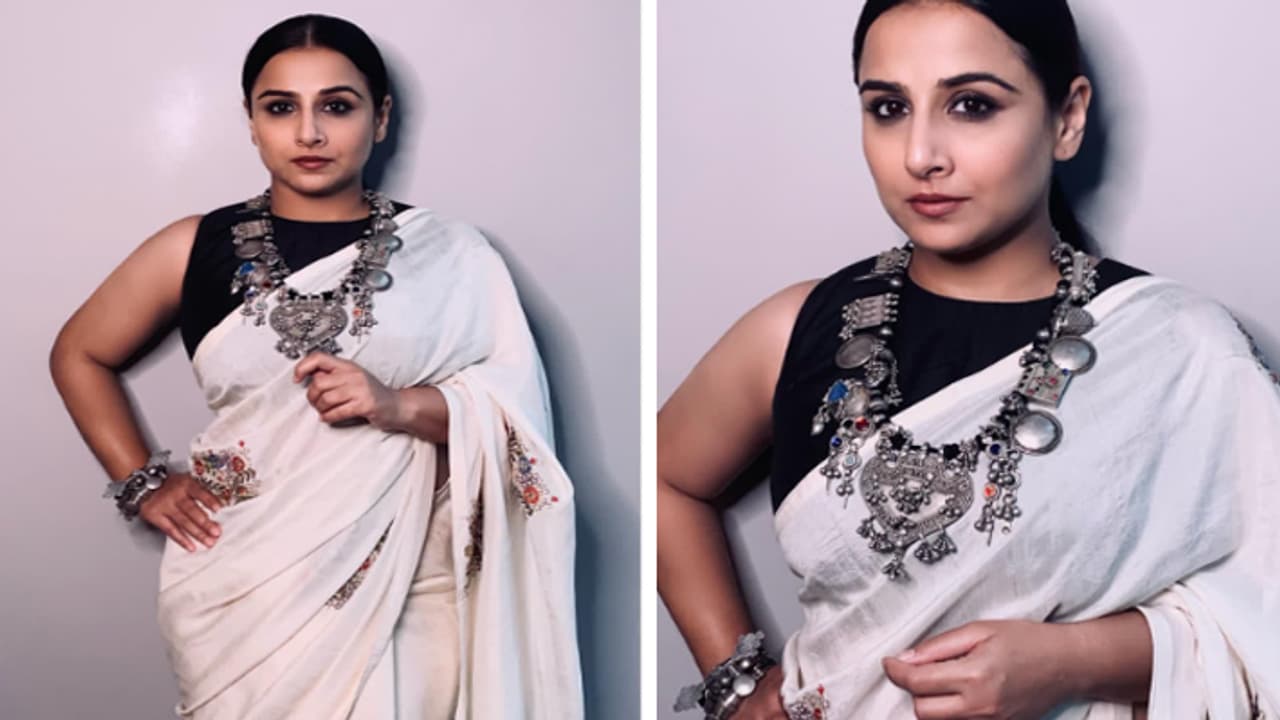 Vidya Balan blouse design Vidya Balan blouse design
