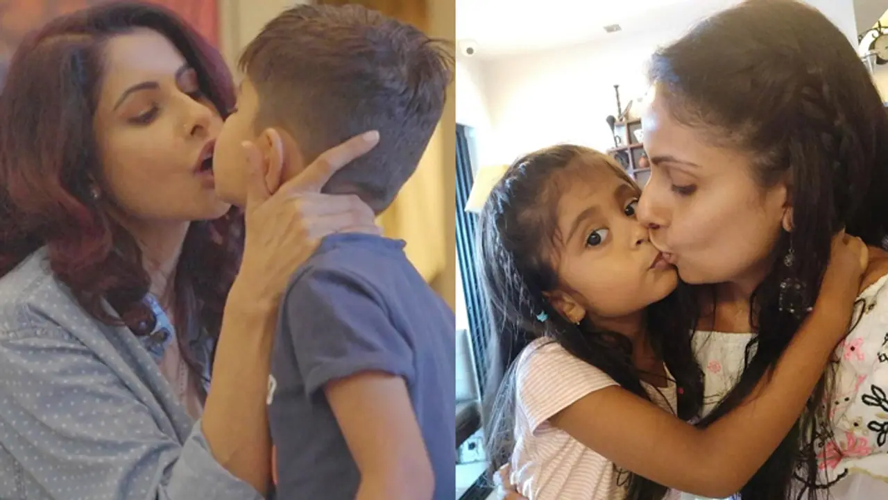 Chhavi Mittal Kissed Her Son Chhavi Mittal Kissed Her Son