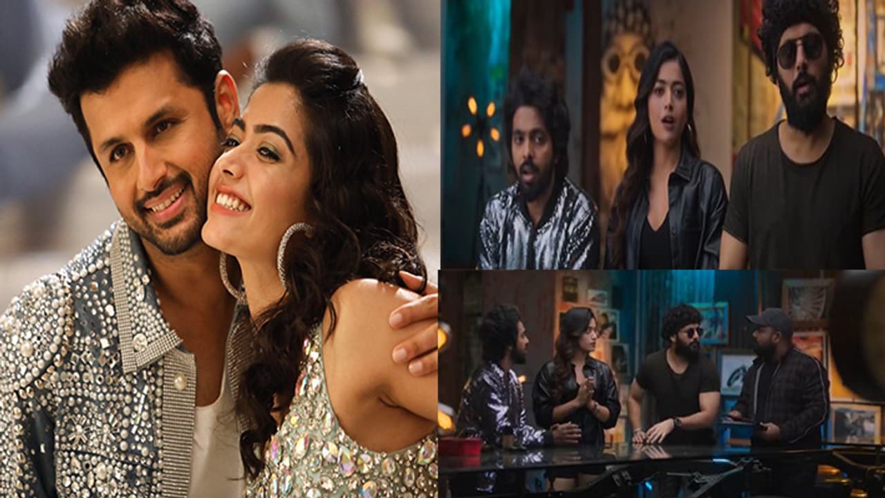 Rashmika Mandanna and Nithin Rashmika Mandanna and Nithin