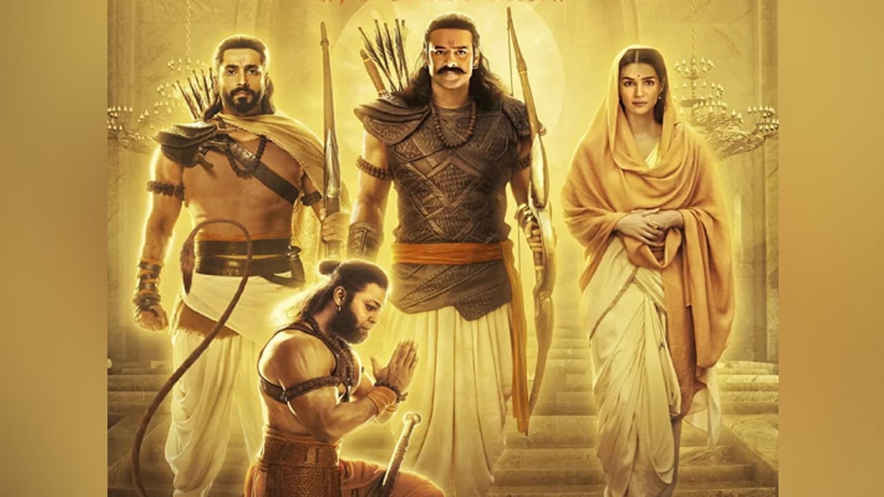 south star prabhas and kriti sanon film adipurush new poster released KPJ