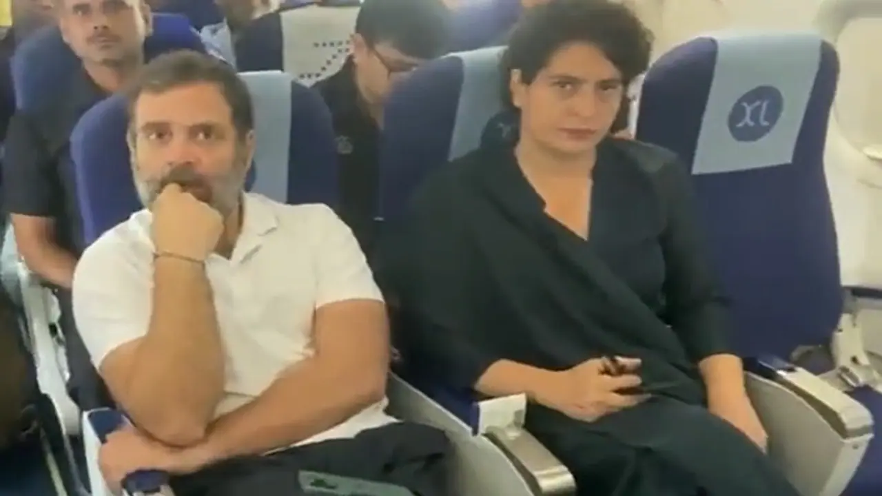 Rahul Gandhi in plane Rahul Gandhi in plane