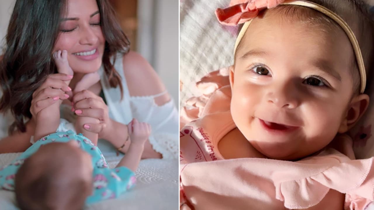 bipasha basu share adorable photos to introduce daughter devi to world bipasha basu share adorable photos to introduce daughter devi to world