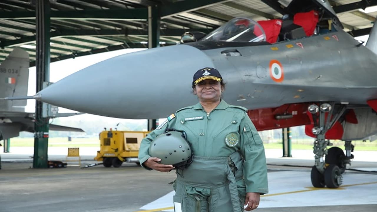 President Murmu in Sukhoi 