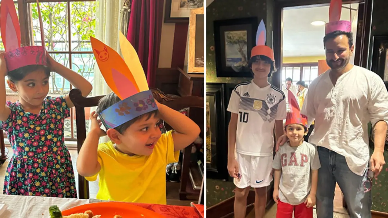 kareena kapoor shares jeha taimur and inaaya photos as they turn bunnies to celebrate easter kareena kapoor shares jeha taimur and inaaya photos as they turn bunnies to celebrate easter