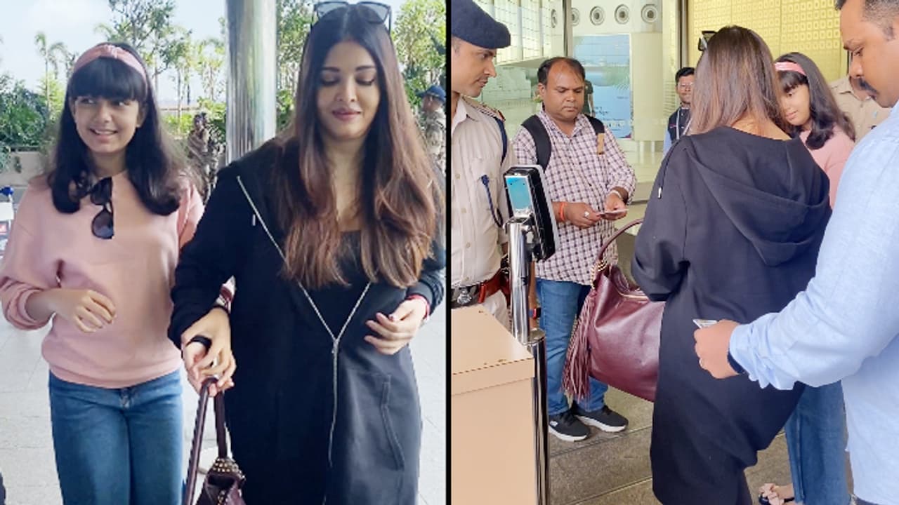 Aishwarya Rai Mumbai Airport