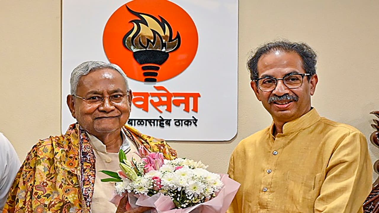 Nitish Kumar Uddhav Thackeray Nitish Kumar Uddhav Thackeray
