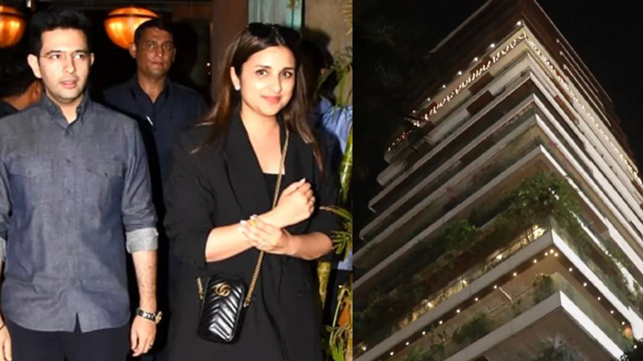 parineeti chopra mumbai home decorated with lights parineeti chopra mumbai home decorated with lights