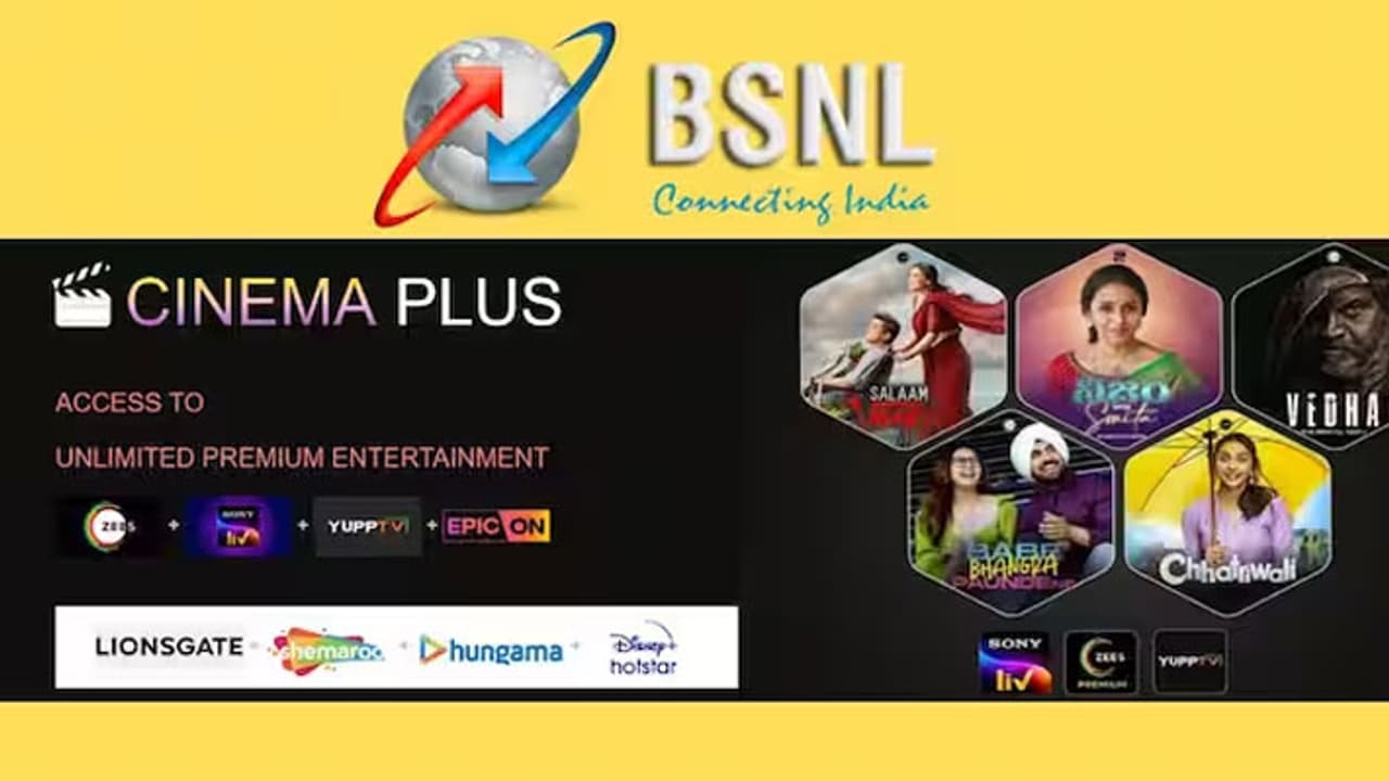 BSNL Cinemaplus OTT Plans BSNL Cinemaplus OTT Plans