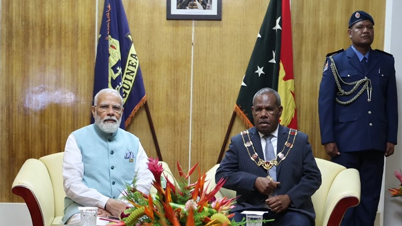 PM Narendra Modi in PNG PM Narendra Modi in PNG