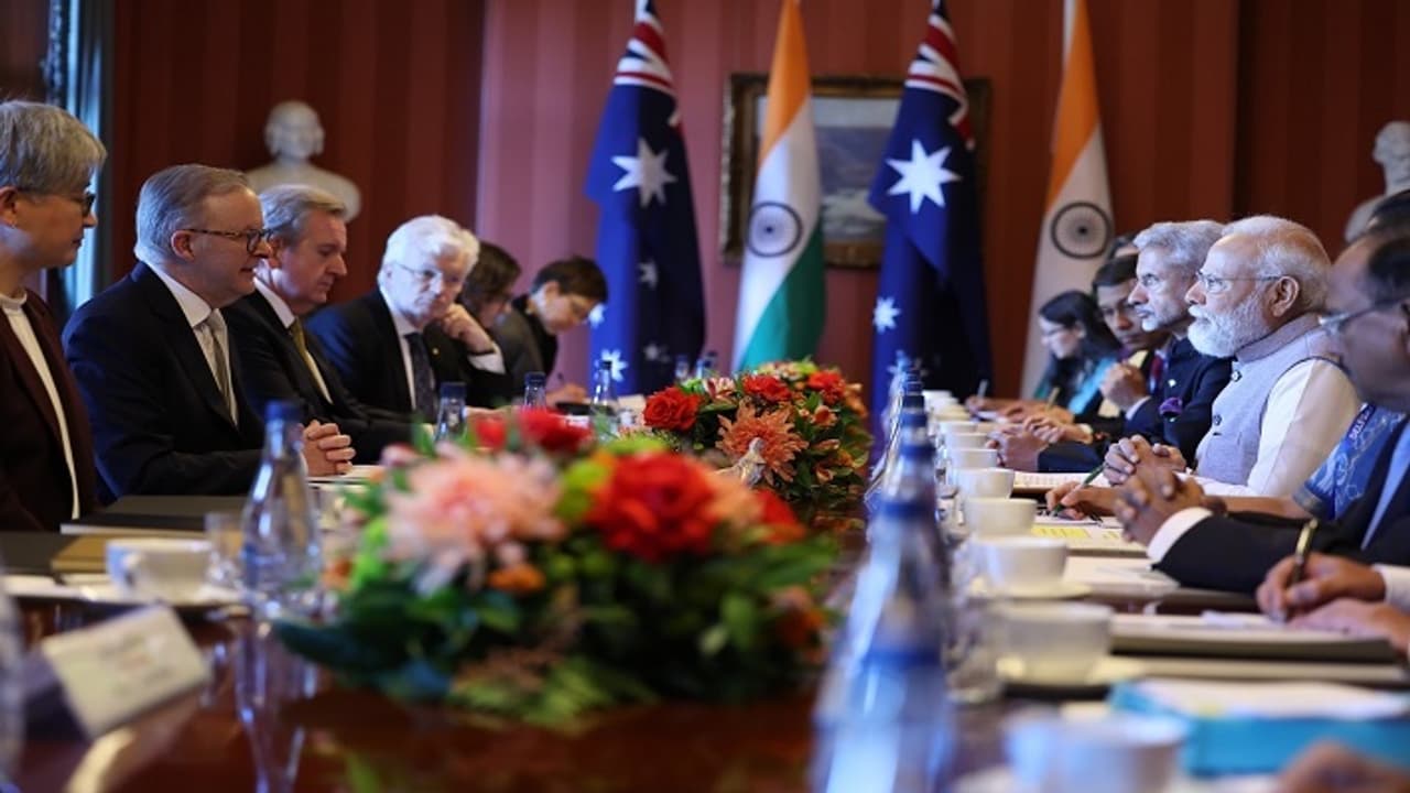 India Australia Bilateral Talks