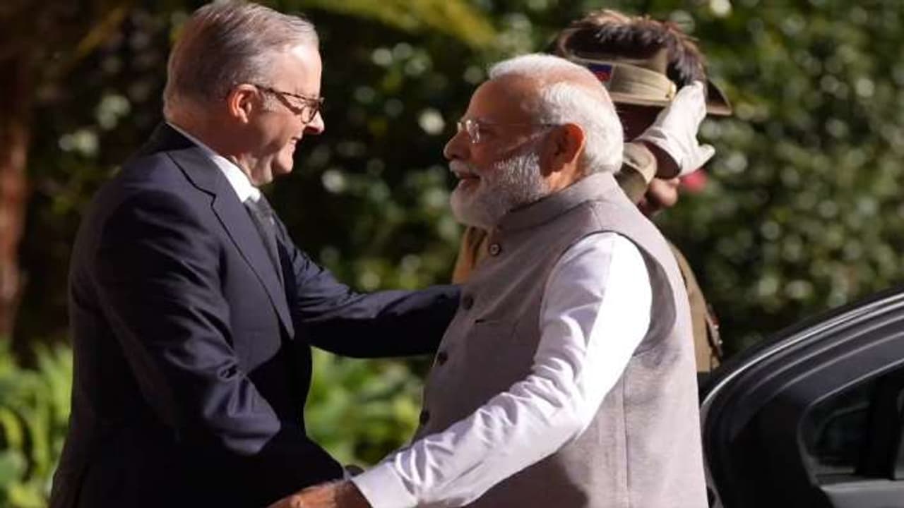 modi with Anthony Albanese modi with Anthony Albanese