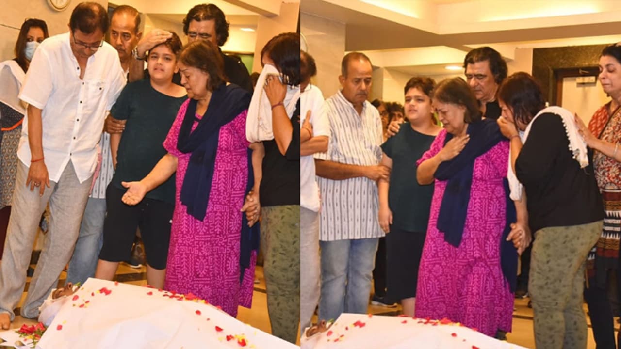 nitesh pandey son aarav bursts into tears