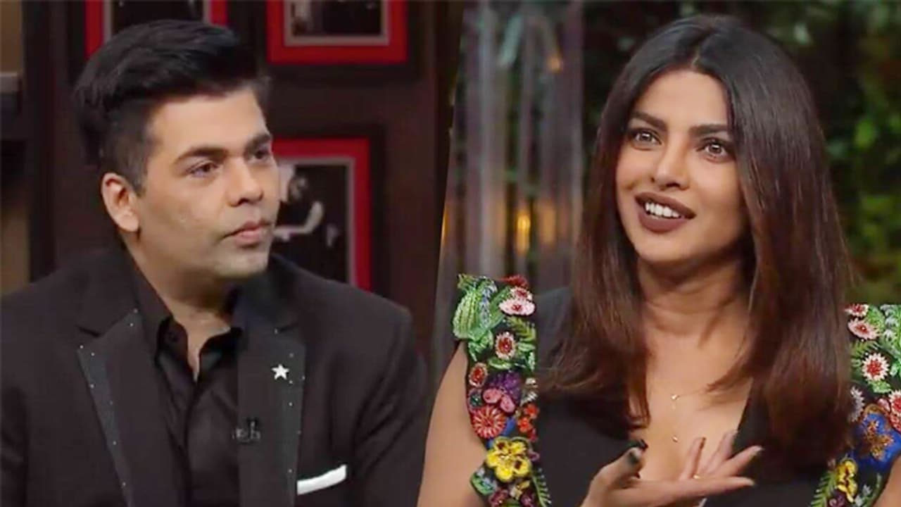 Priyanka Chopra Karan Johar Priyanka Chopra Karan Johar