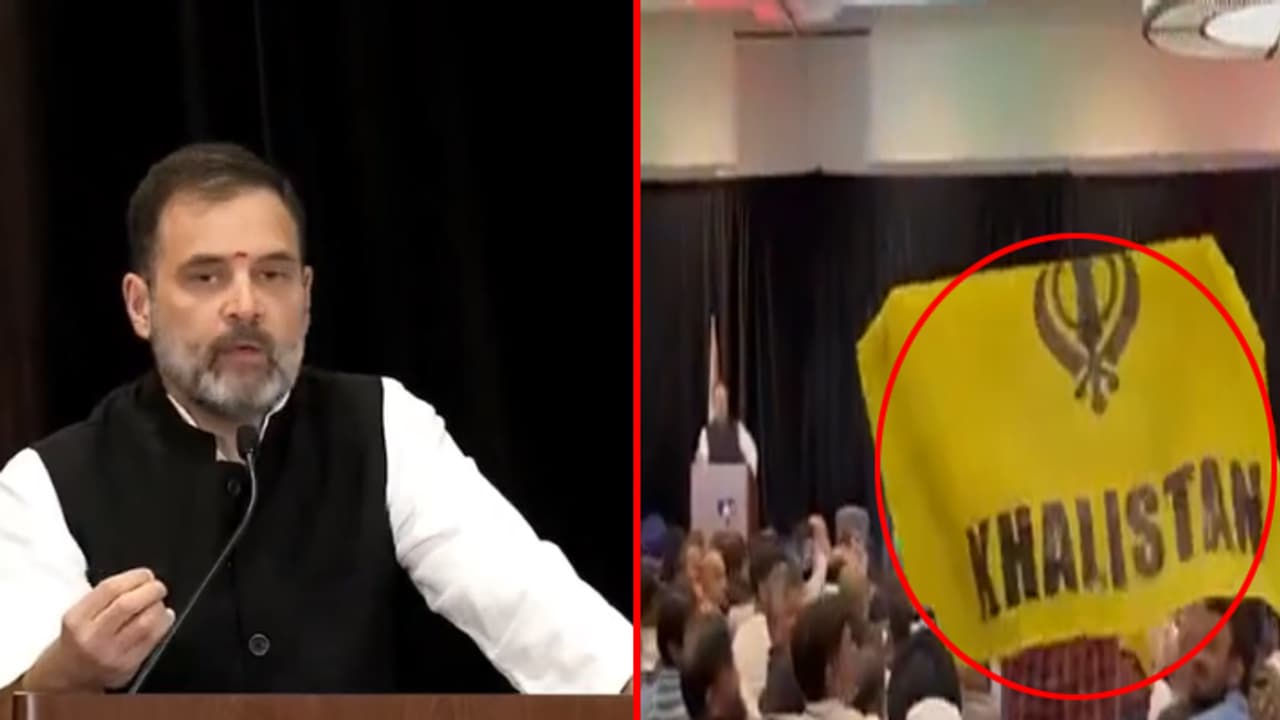 Khalisatan slogans rahul gandhi in california Khalisatan slogans rahul gandhi in california