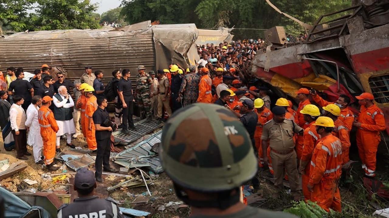 Odisha Train Accident Photo